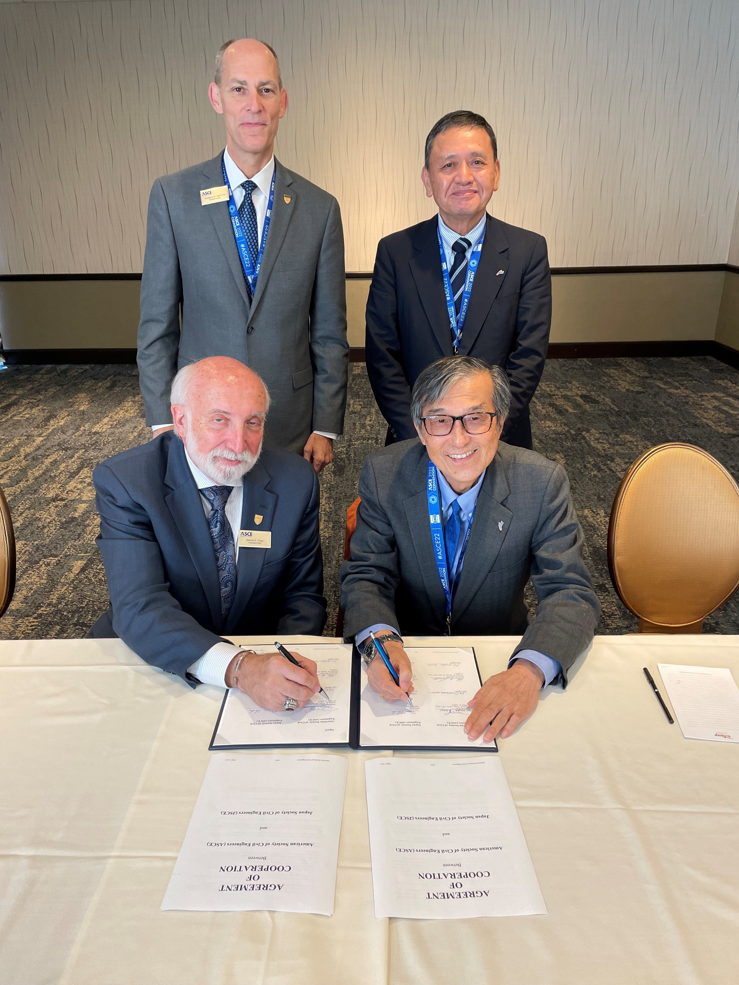米国土木学会（ASCE）との協力協定書（AOC）を更新 | 土木学会 会長